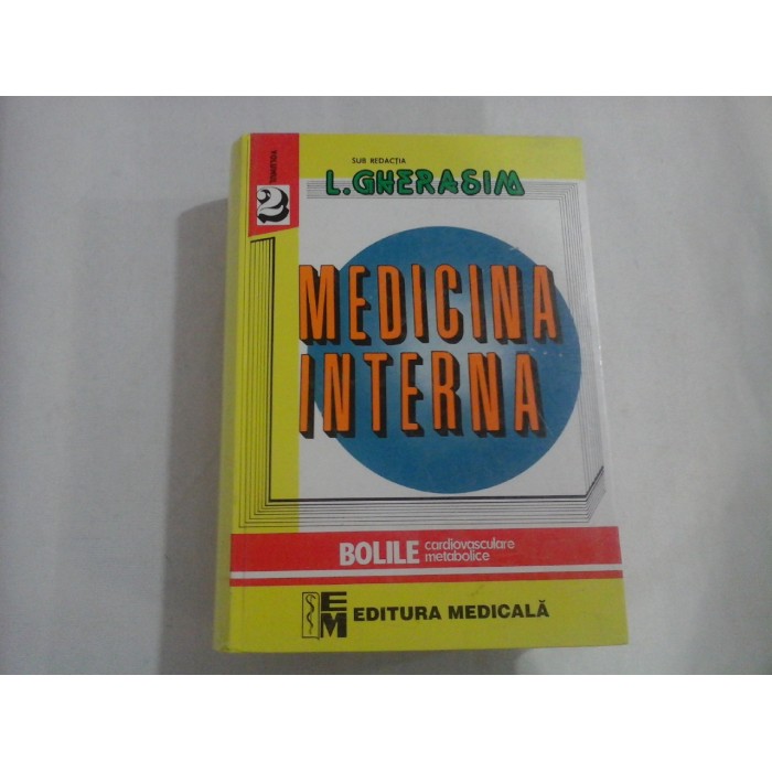 MEDICINA INTERNA - GHERASIM -volumul 2 - editia 2001